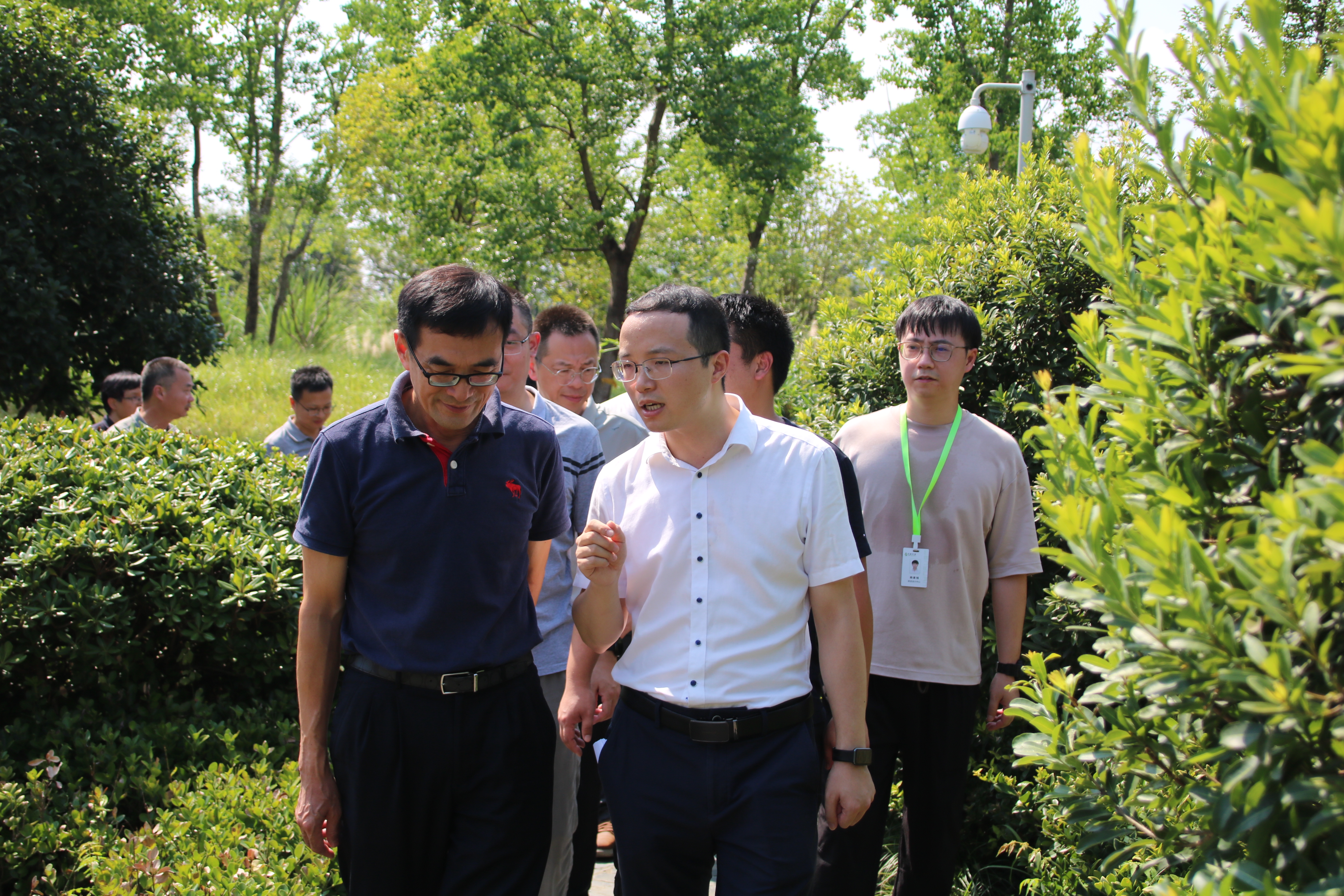 珠海市水務局調研組考察我司湖埠“零直排村”項目